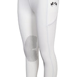 Equine Couture Soft Wash Silicon Knee Patch Tights with Phone Pocket