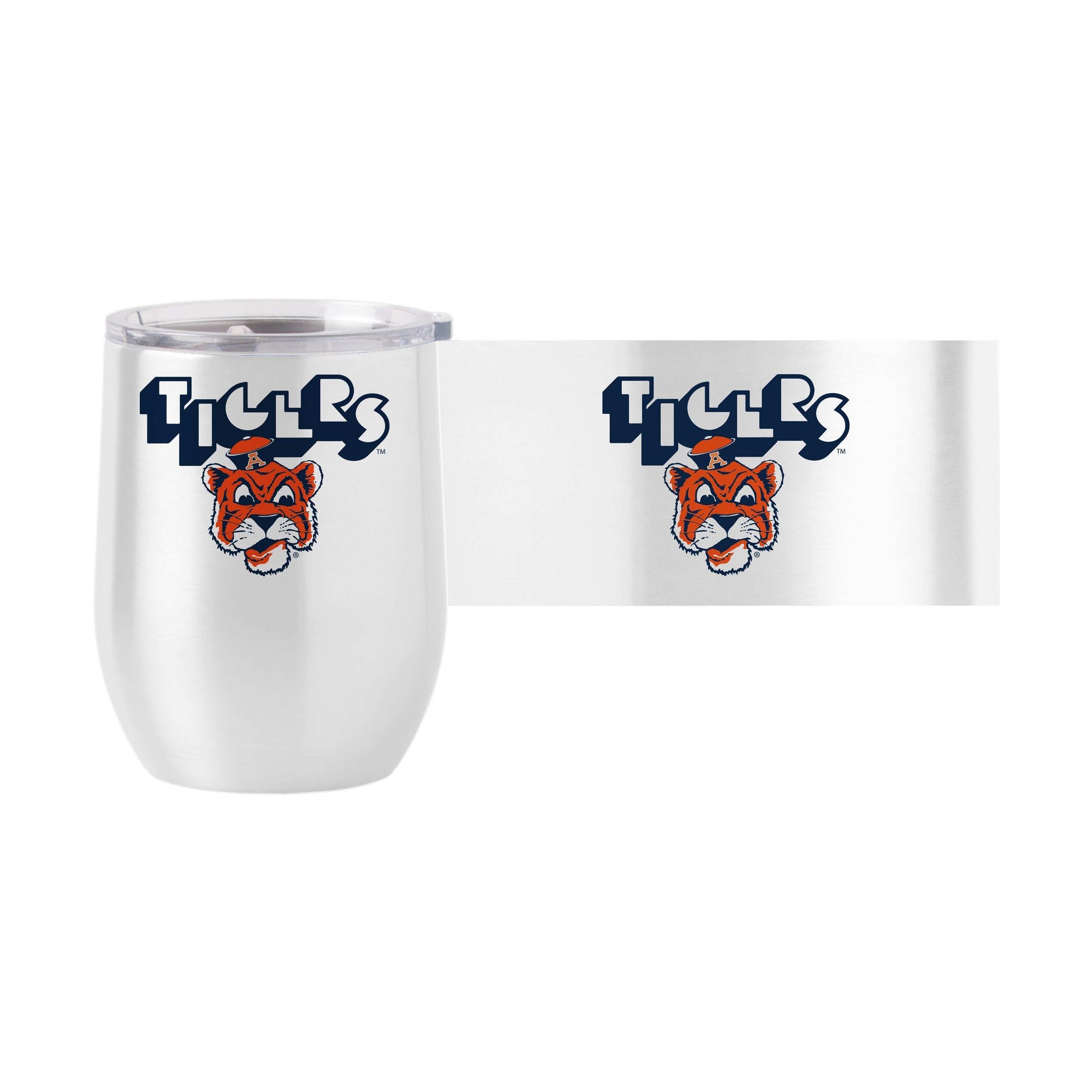 Auburn 16oz Arcade Stainless Curved Beverage - Logo Brands - Flyclothing LLC