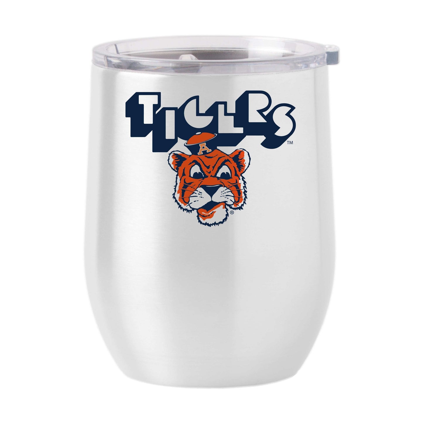 Auburn 16oz Arcade Stainless Curved Beverage - Logo Brands - Flyclothing LLC
