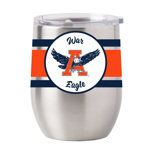 Auburn 16oz War Eagle Stainless Curved Beverage - Logo Brands - Flyclothing LLC