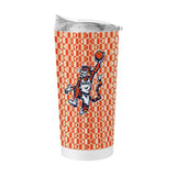 Auburn Vault Aubie 20oz White Powder Coat Tumbler - Logo Brands - Flyclothing LLC