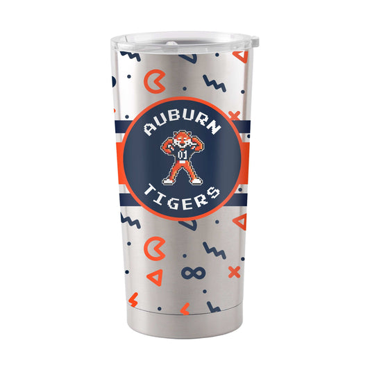 Auburn 20oz Pixel Tiger Stainless Tumbler - Logo Brands - Flyclothing LLC