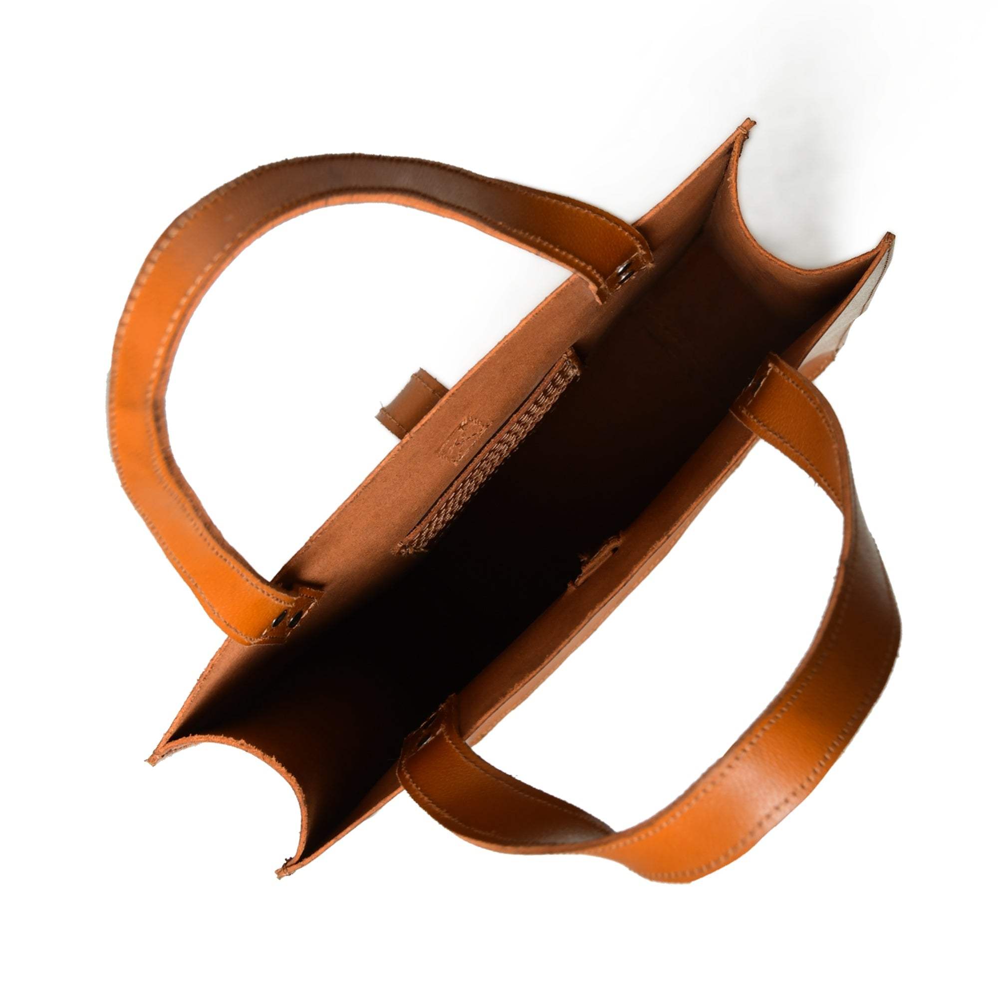 Chestnut Elegance Leather Tote - Classy Leather Bags - Flyclothing LLC