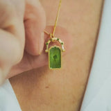18K Gold-Plated Titanium Steel Pendant Necklace - Trendsi - Flyclothing LLC
