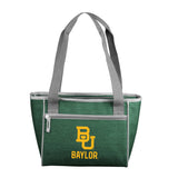 Baylor Crosshatch 16 Can Cooler Tote - Logo Brands - Flyclothing LLC