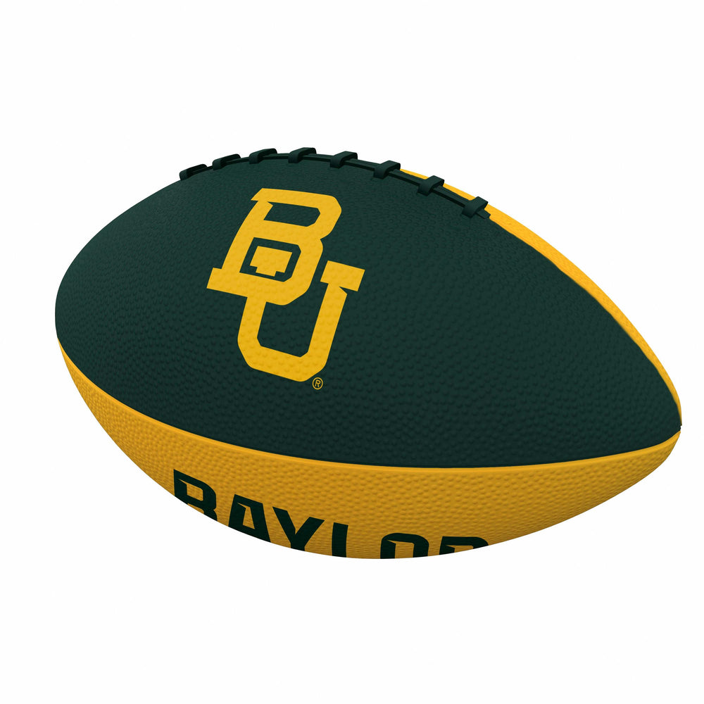 Baylor Pinwheel Junior Size Rubber Football - Logo Brands - Flyclothing LLC