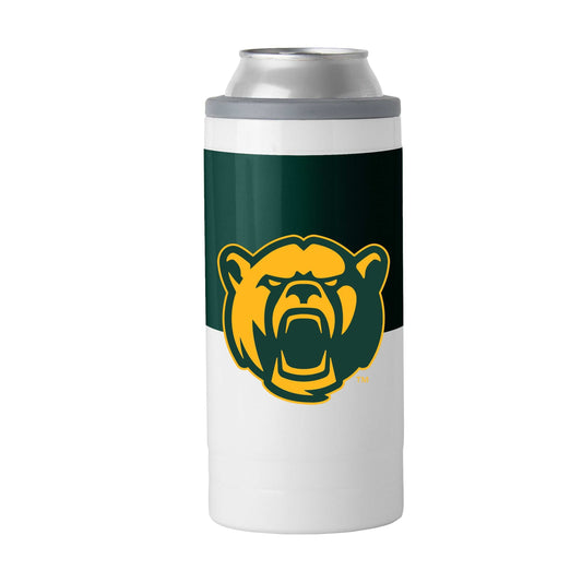 Baylor Colorblock 12oz Slim Can Coolie - Logo Brands - Flyclothing LLC