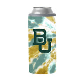 Baylor 12oz Tie Dye Slim Can Coolie - Logo Brands - Flyclothing LLC