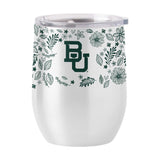 Baylor 16oz Botanical Stainless Curved Beverage - Logo Brands - Flyclothing LLC