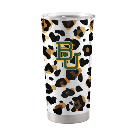 Baylor 20oz Neutral Leopard Stainless Steel Tumbler - Logo Brands - Flyclothing LLC