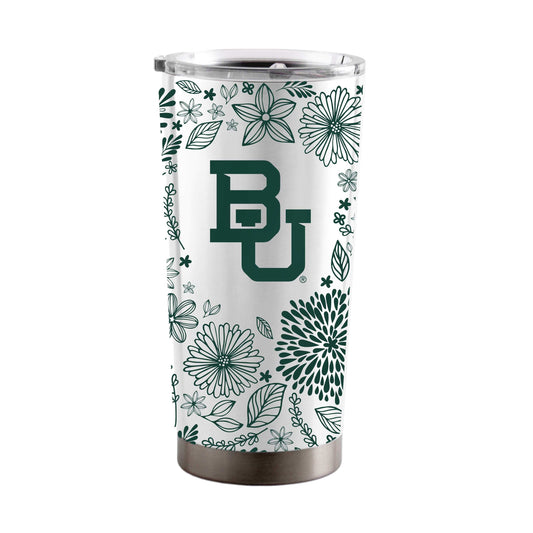 Baylor 20oz Botanical Stainless Steel Tumbler - Logo Brands - Flyclothing LLC