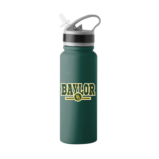 Baylor 25oz Campus Color Letterman Stainless Single Wall Flip Top Bottle - Logo Brands - Flyclothing LLC