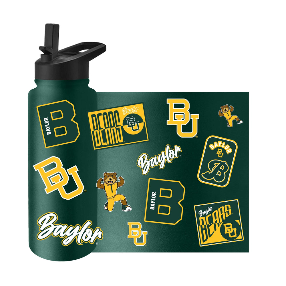 Baylor 34oz Dreamweave Quencher Bottle - Logo Brands - Flyclothing LLC