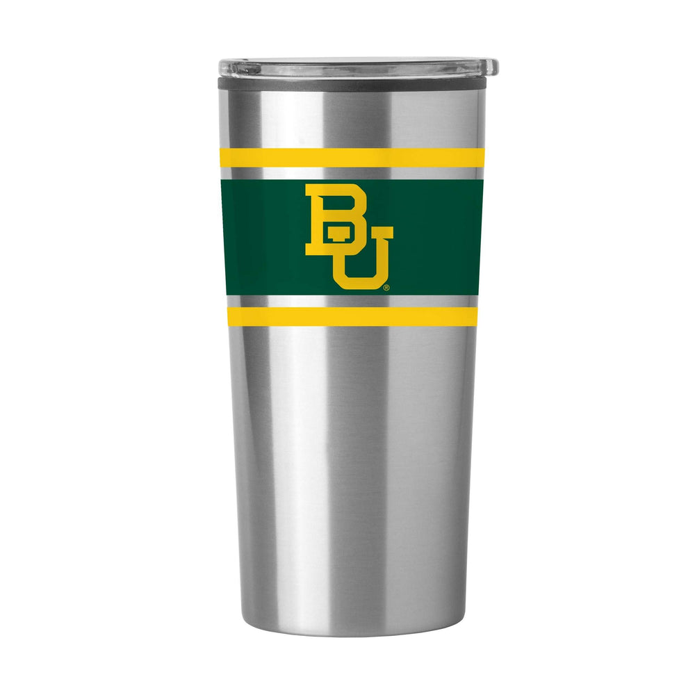 Baylor Stripe 20 oz Fusion Tumbler - Logo Brands - Flyclothing LLC