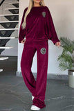 Full Size Boat Neck Long Sleeve Top and Pants Set - Trendsi - Flyclothing LLC