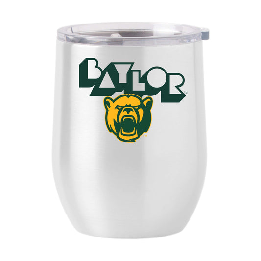 Baylor 16oz Arcade Stainless Curved Beverage - Logo Brands - Flyclothing LLC