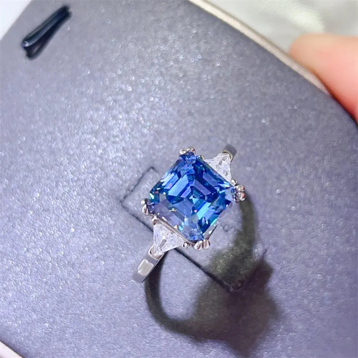 3 Carat Moissanite 925 Sterling Silver Ring - Trendsi - Flyclothing LLC