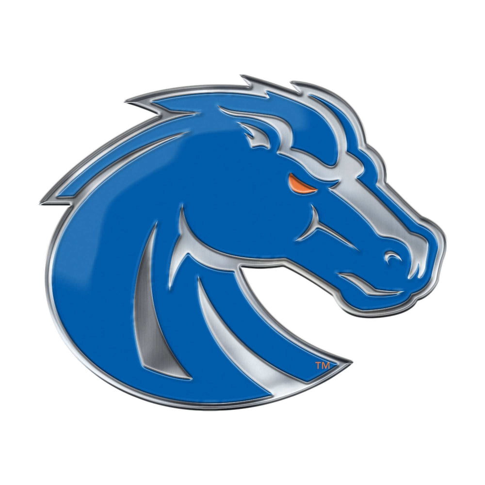 Boise State University Embossed Color Emblem2 - Logo Brands - Flyclothing LLC
