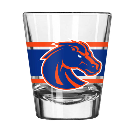 Boise State 2oz Stripe Shot Glass - Logo Brands - Flyclothing LLC