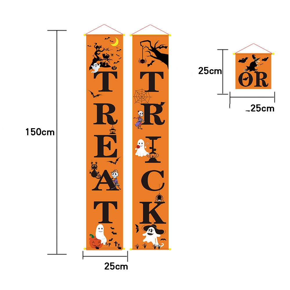 Halloween decoration outdoor banner halloween couplets - My Store - Flyclothing LLC