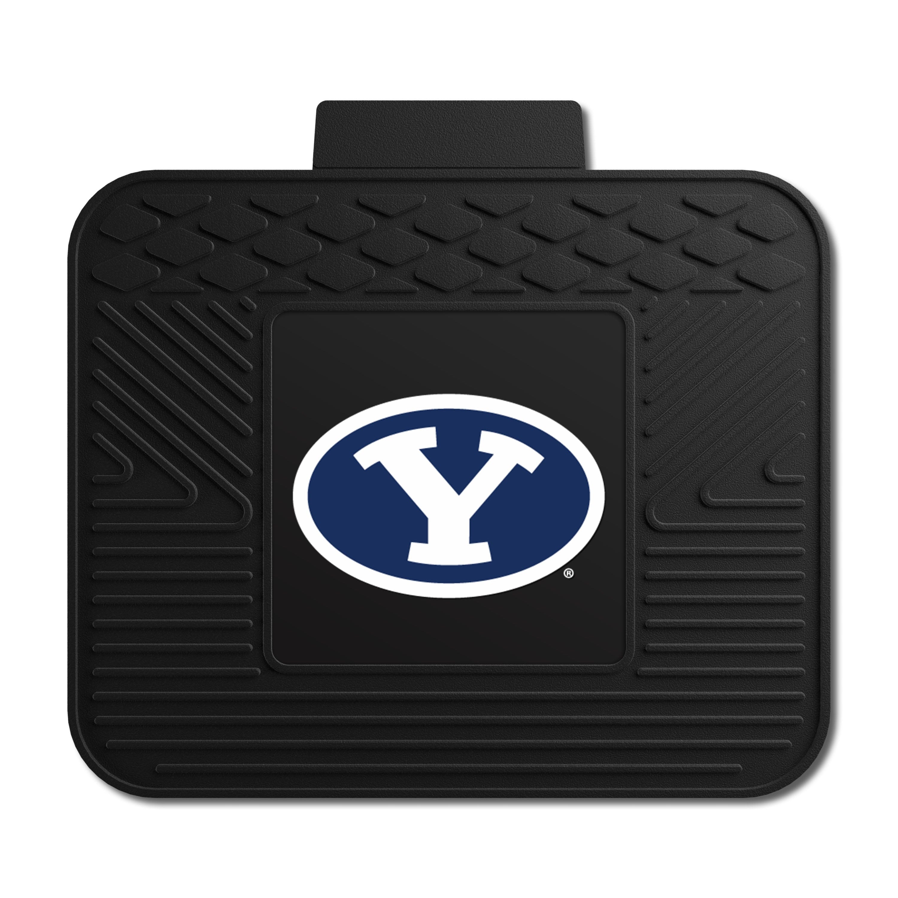 BYU Cougars Back Seat Car Utility Mat - 14in. x 17in. - BYU
