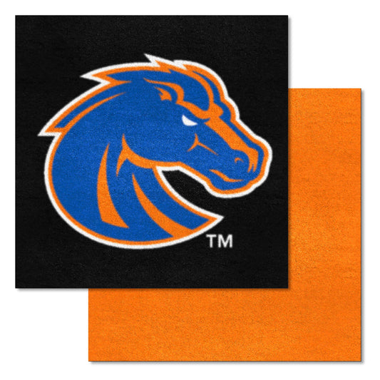 Boise State Broncos Orange & Black Team Carpet Tiles - 45 Sq Ft. - Boise State
