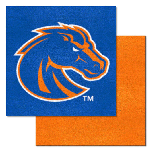 Boise State Broncos Orange & Blue Team Carpet Tiles - 45 Sq Ft. - Boise State