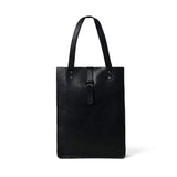 Ebony Elegance Leather Tote - Classy Leather Bags - Flyclothing LLC