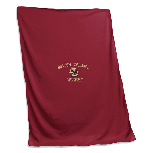 Boston College Hockey Screened Sweatshirt Blanket - Logo Brands - Flyclothing LLC