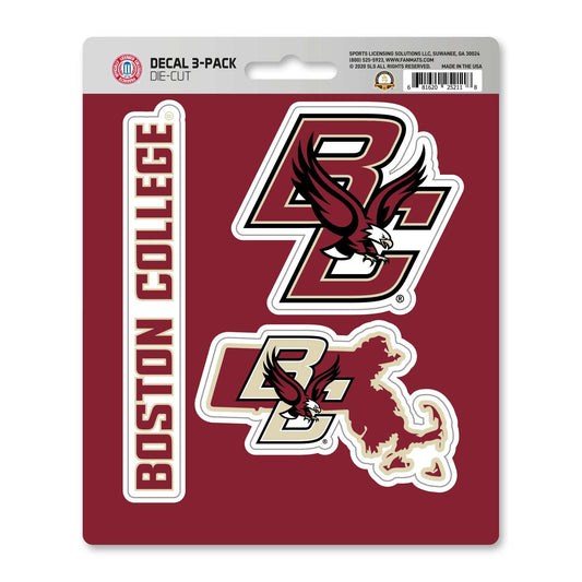 Boston College Decal 3-pk - Logo Brands - Flyclothing LLC