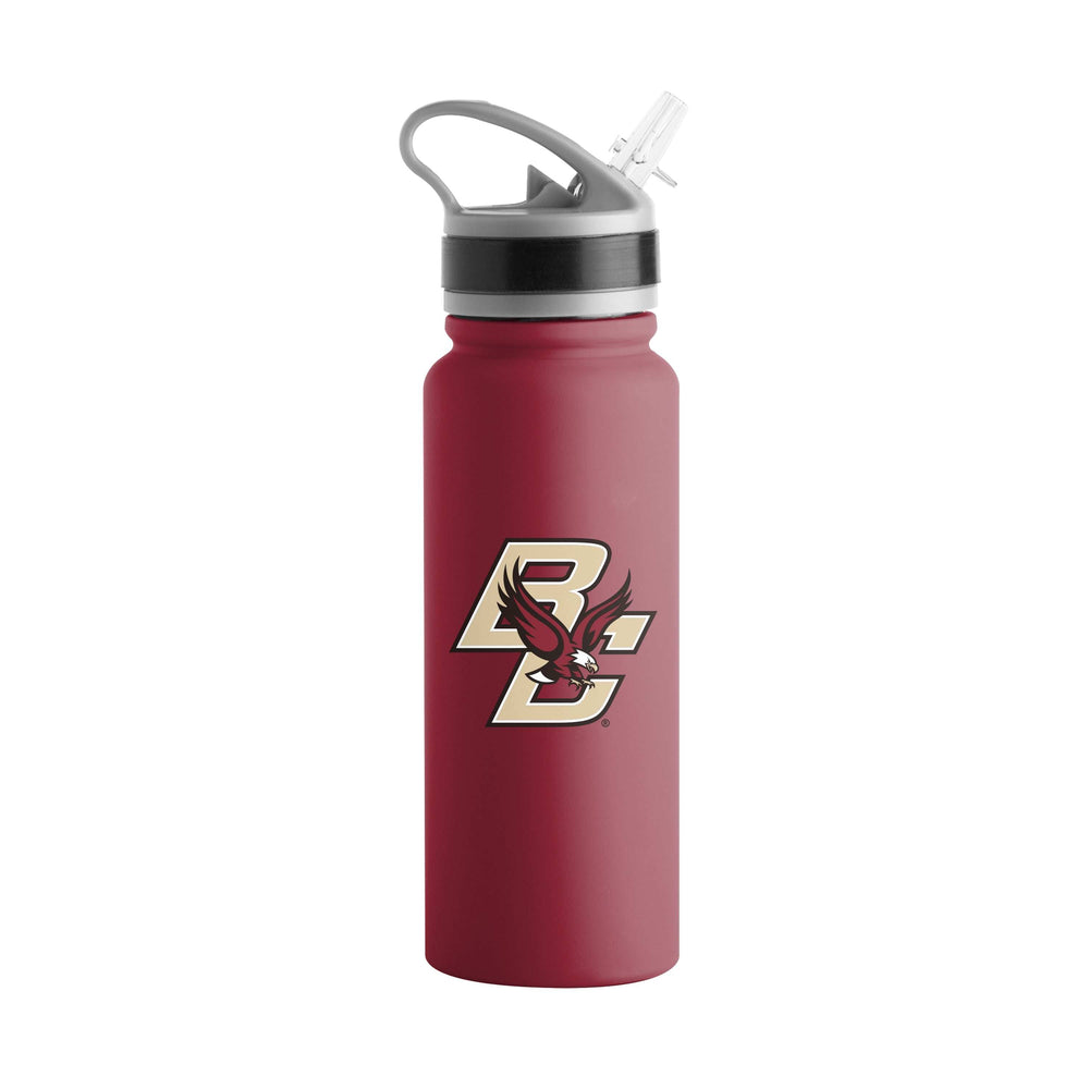 Boston 25oz Campus Color Letterman Stainless Single Wall Flip Top Bottle - Logo Brands - Flyclothing LLC