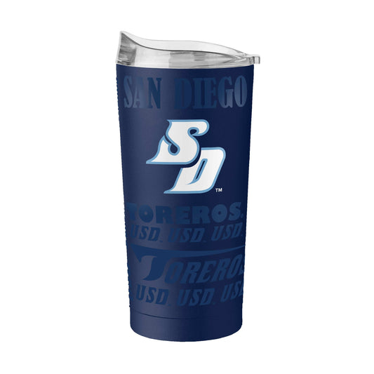 University of San Diego 20oz Replay Powder Coat Tumbler - Logo Brands - Flyclothing LLC
