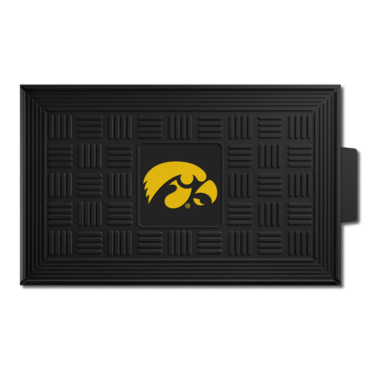 Iowa Hawkeyes Heavy Duty Vinyl Medallion Door Mat - 19.5in. x 31in. - Iowa