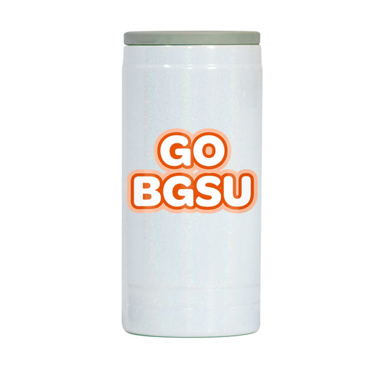 Bowling Green 12oz Bubble Iridescent Slim Can Coolie - Logo Brands - Flyclothing LLC