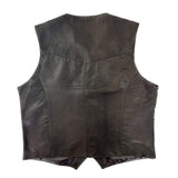 Rockmount Ranch Wear mens leather vest pebble lamb - Rockmount Clothing - Flyclothing LLC