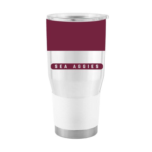 Texas A&M Galveston 30oz Colorblock Stainless Steel Tumbler - Logo Brands - Flyclothing LLC
