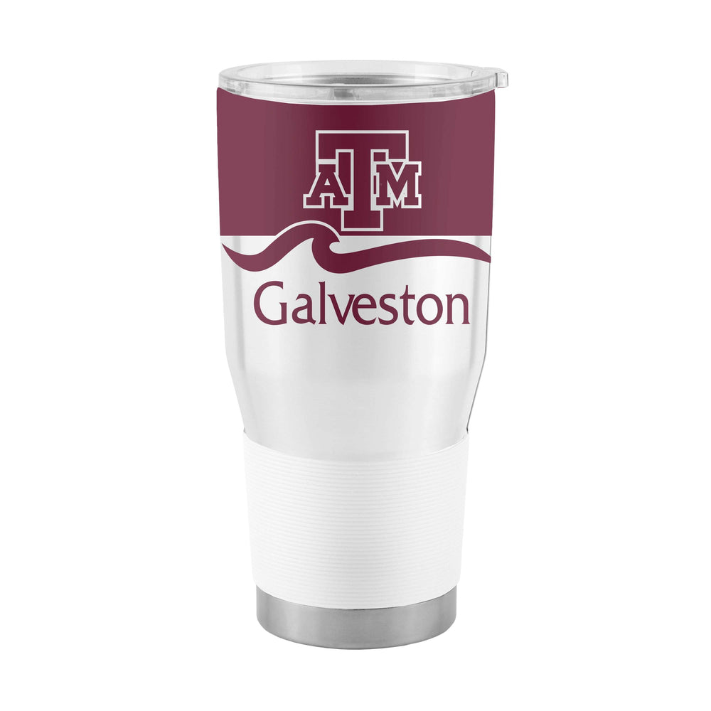 Texas A&M Galveston 30oz Colorblock Stainless Steel Tumbler - Logo Brands - Flyclothing LLC
