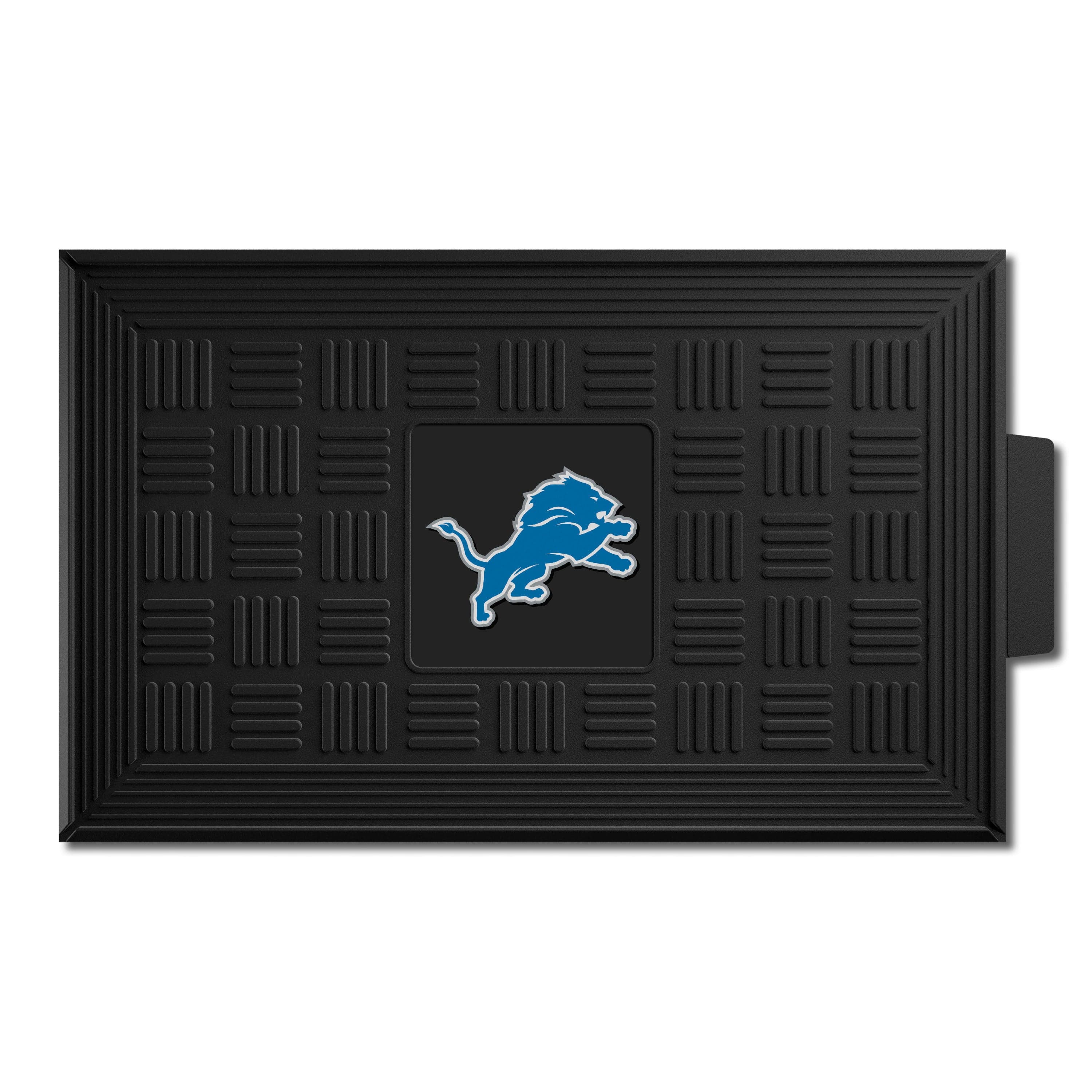 Detroit Lions Heavy Duty Vinyl Medallion Door Mat - 19.5in. x 31in. - Detroit Lions