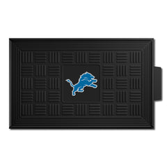 Detroit Lions Heavy Duty Vinyl Medallion Door Mat - 19.5in. x 31in. - Detroit Lions