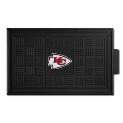 Kansas City Chiefs Heavy Duty Vinyl Medallion Door Mat - 19.5in. x 31in. - Kansas City Chiefs