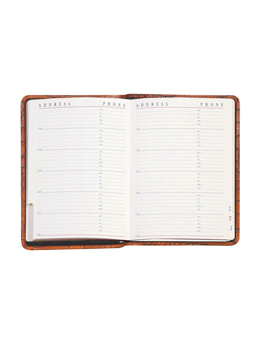 Scully Leather tel/address book