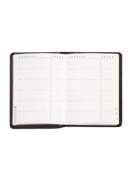 Scully Leather tel/address book