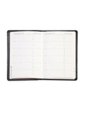 Scully Leather Black Desk Size Phone/Address