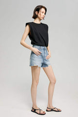 Sun-Kissed Vintage Cut Off Shorts HJ115 - Hey Joanie - Flyclothing LLC