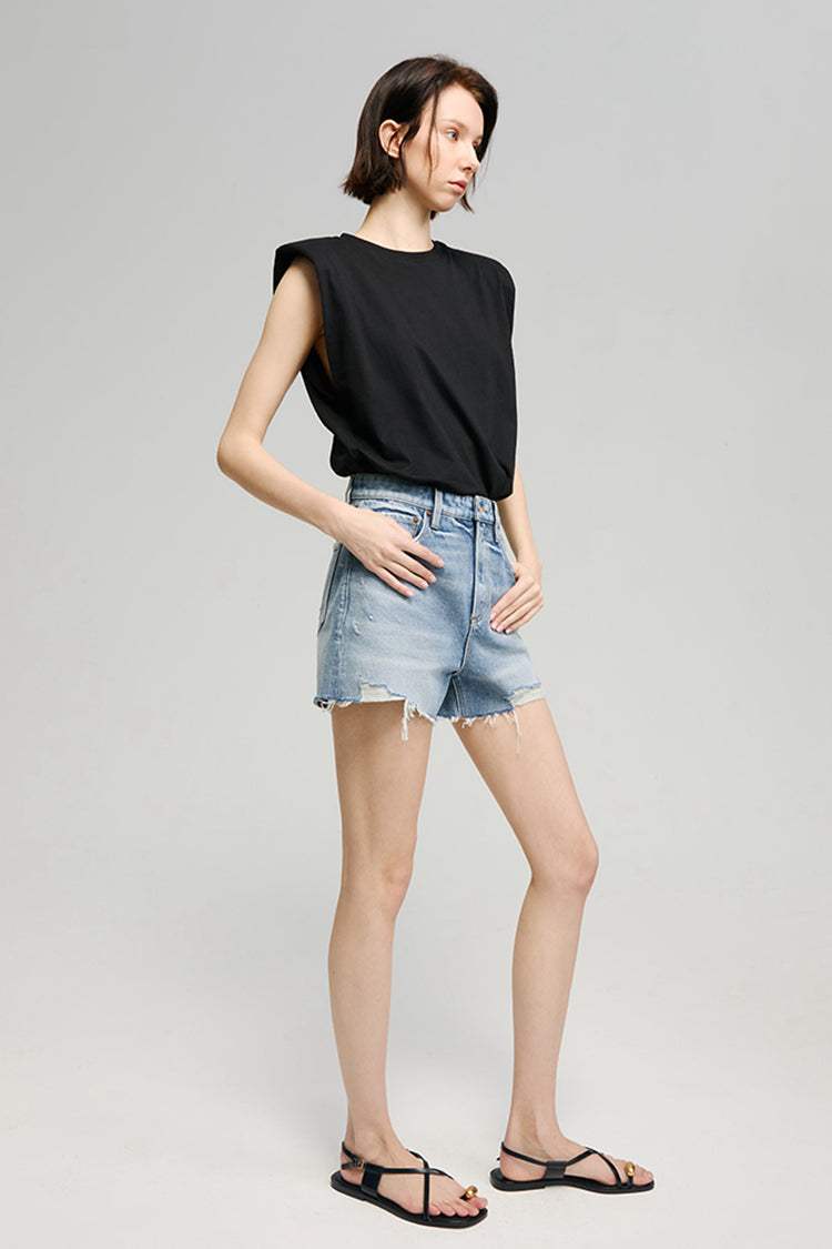 Sun-Kissed Vintage Cut Off Shorts HJ115 - Hey Joanie - Flyclothing LLC