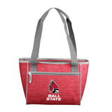 Ball State Crosshatch 16 Can Cooler Tote - Logo Brands - Flyclothing LLC