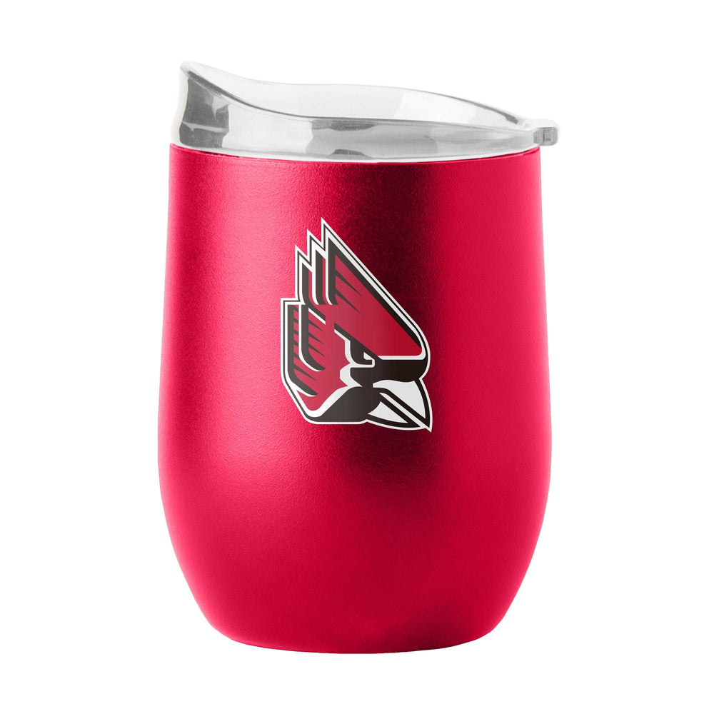 Ball State 16oz Flipside Powder Coat Curved Bev - Logo Brands - Flyclothing LLC