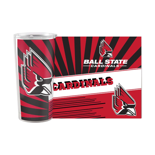 Ball State 20oz Mascot Stainless Tumbler - Logo Brands - Flyclothing LLC