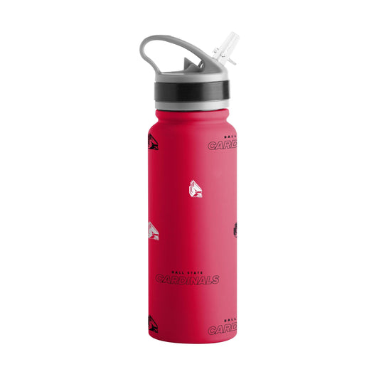 Ball State 25oz Step And Repeat SingleWall FlipTop Bottle - Logo Brands - Flyclothing LLC