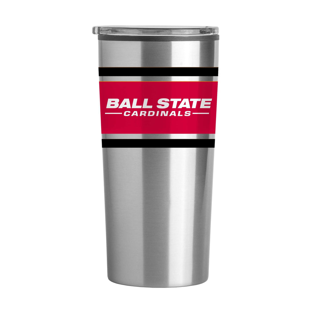 Ball State Stripe 20 oz Fusion Tumbler - Logo Brands - Flyclothing LLC